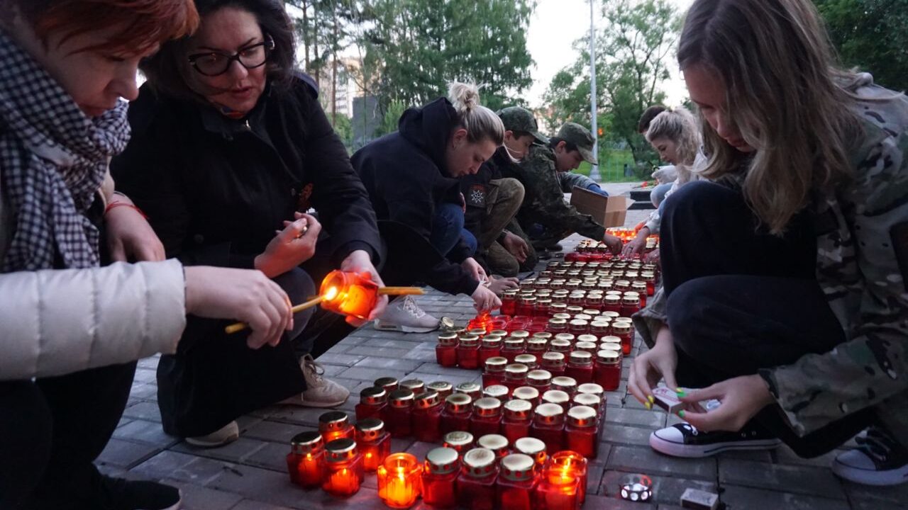Поисковики Московской области зажгли «Свечи Памяти»